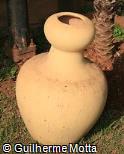 Vaso ornamental de argila