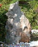 Pedra escultórica pontiaguda