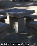 (MA.CO) Mesa e assentos de concreto pré-moldado