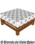 (MA.MA30) Palete módulo sofá de 1 lugar c/almofada