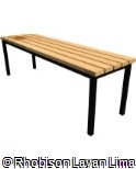 Banco para Jardim Lucy Ripado Horizontal
